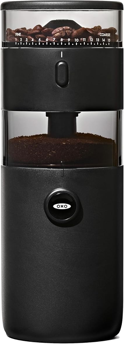 OXO Brew Compact Conical Burr Electric Coffee Bean...